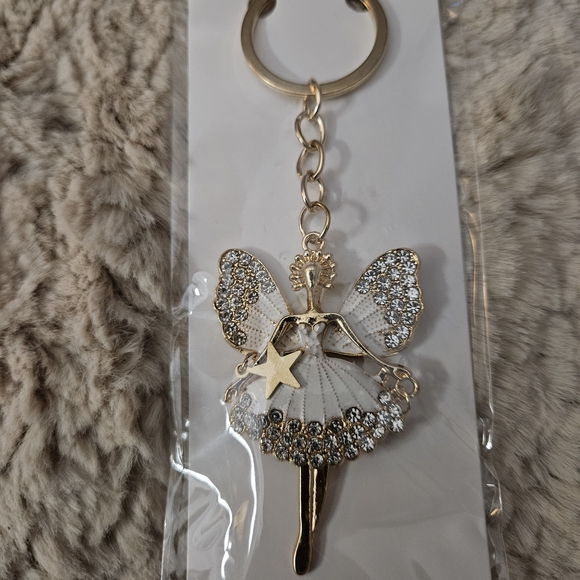 Gold  Fairy Keychain - Picture 6 of 7